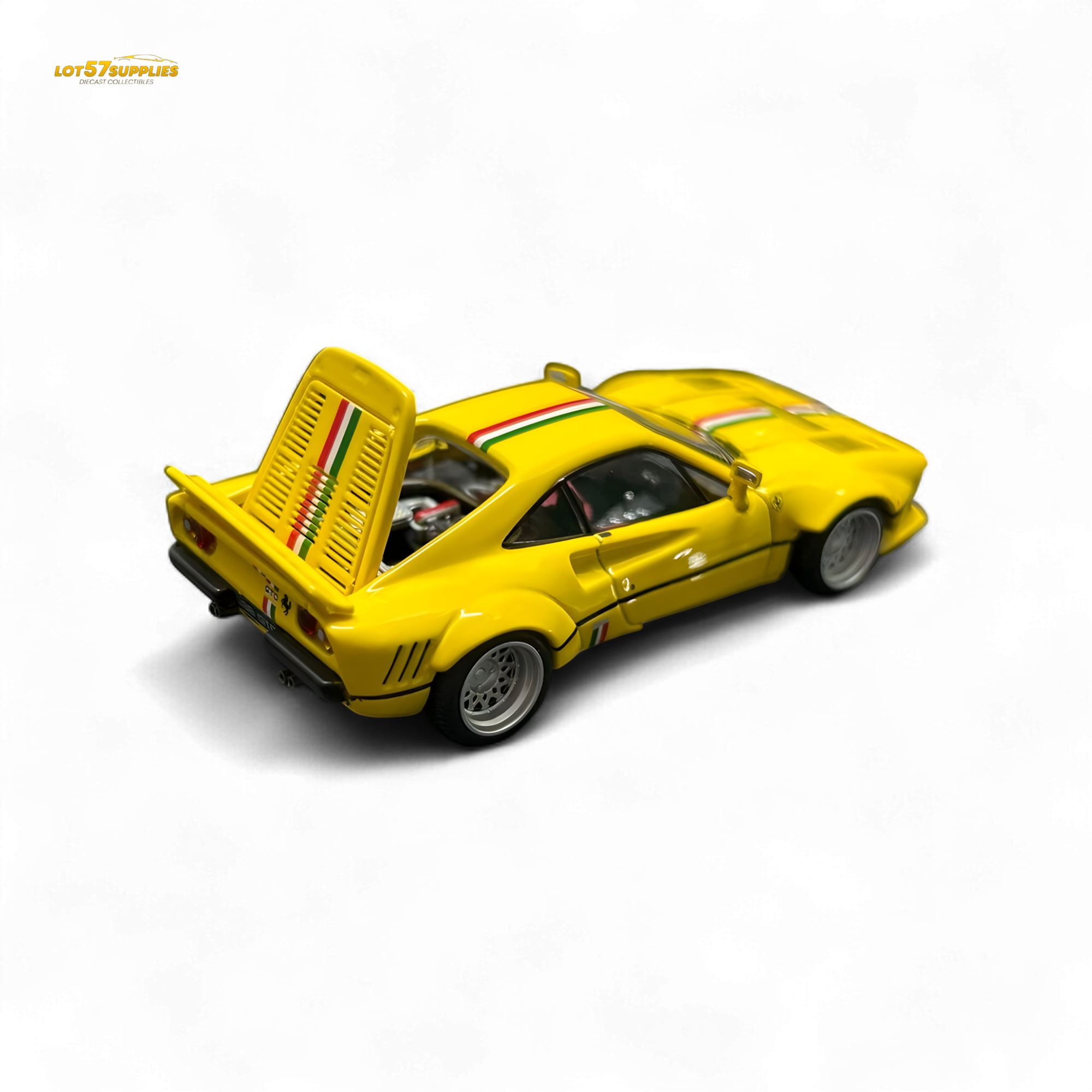 Hone Model 64 288GTO Wide-Body - Latte Art Yellow 1/64