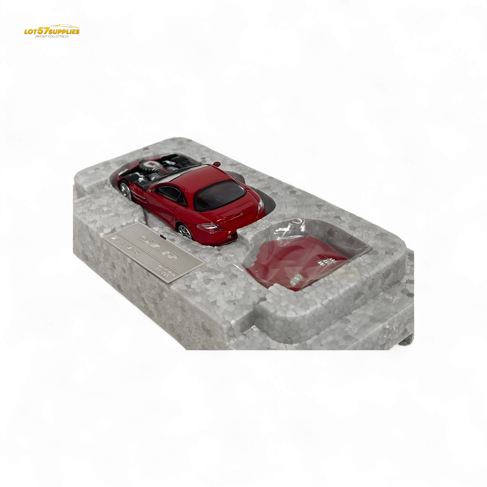 Street Weapon Mercedes Benz McLaren SLR in Red With Detachable Hood 1:64