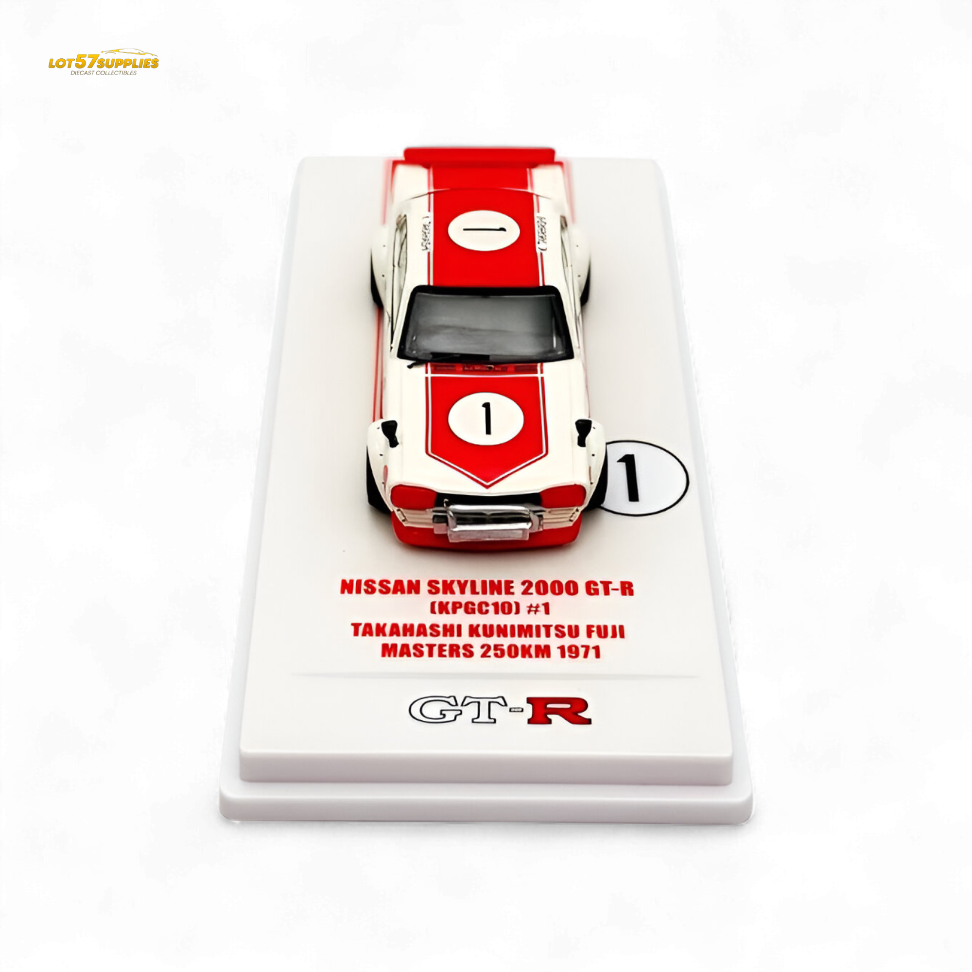 Inno64 Nissan Skyline 2000 GT-R KPGC10 #1 Takahashi Kunimitsu Fuji Masters 1971 1:64