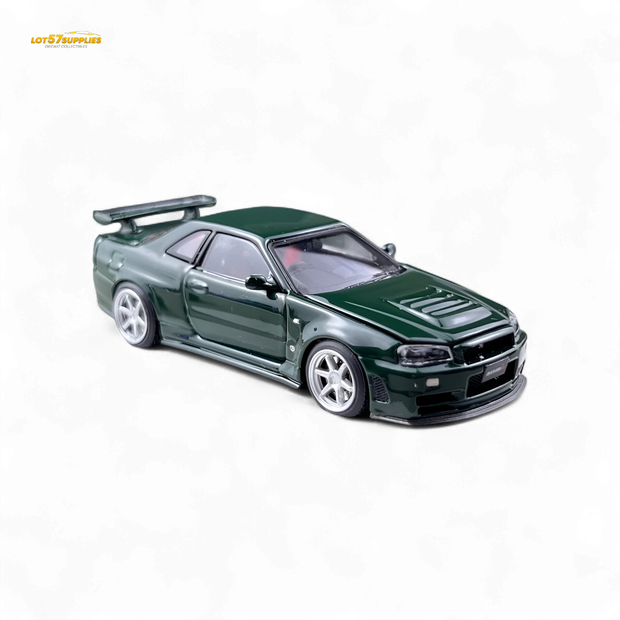 PGM Nissan GTR R34 Z-TUNE - British Green 1:64 Luxury Box 1:64
