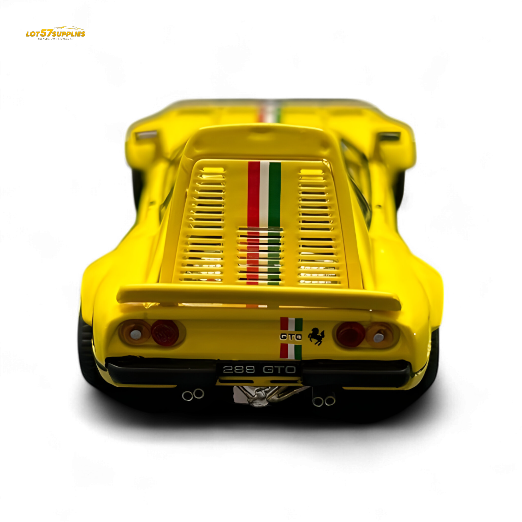 Hone Model 64 288GTO Wide-Body - Latte Art Yellow 1/64