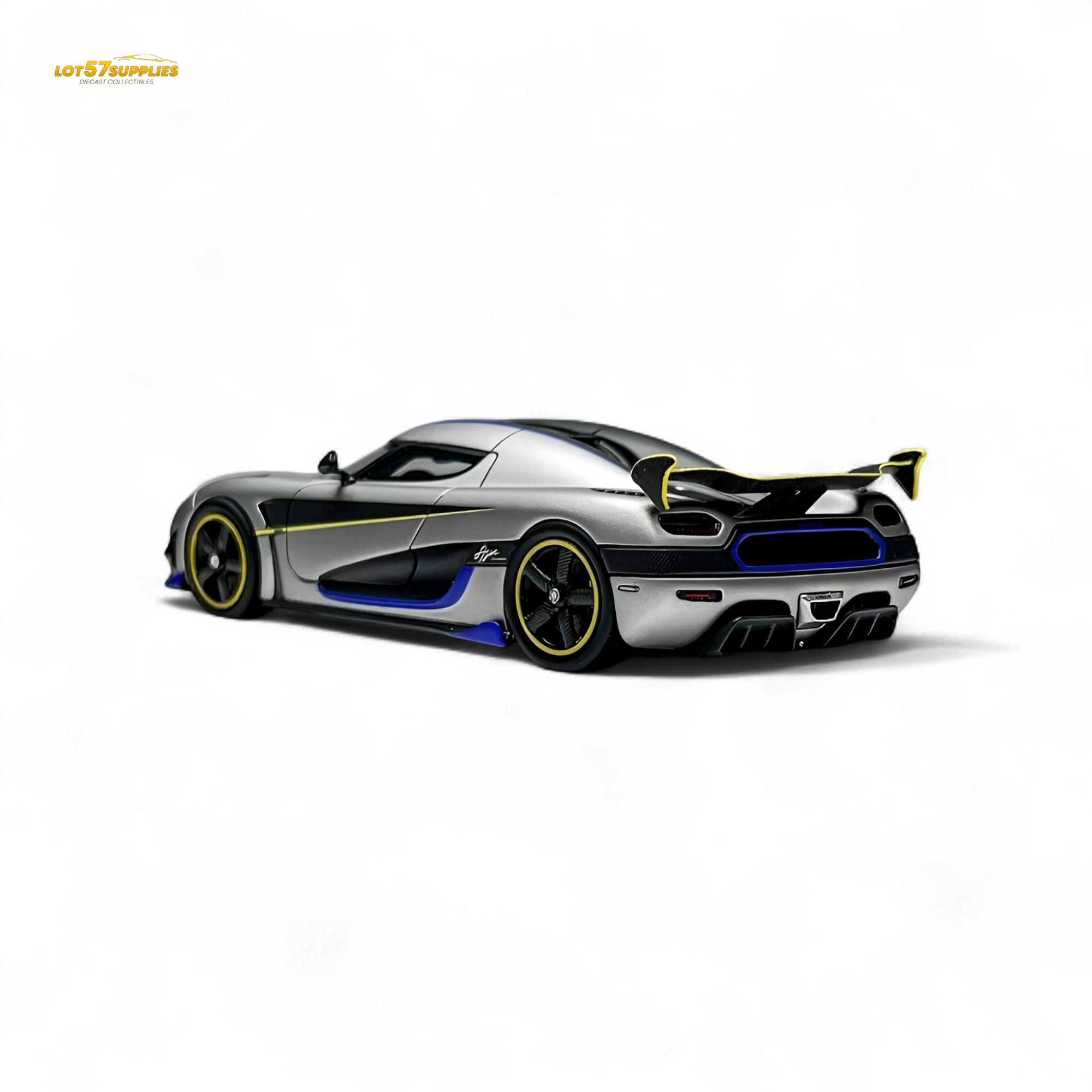 Guo Ji Agera RS - Matte Silver Gray 1:64