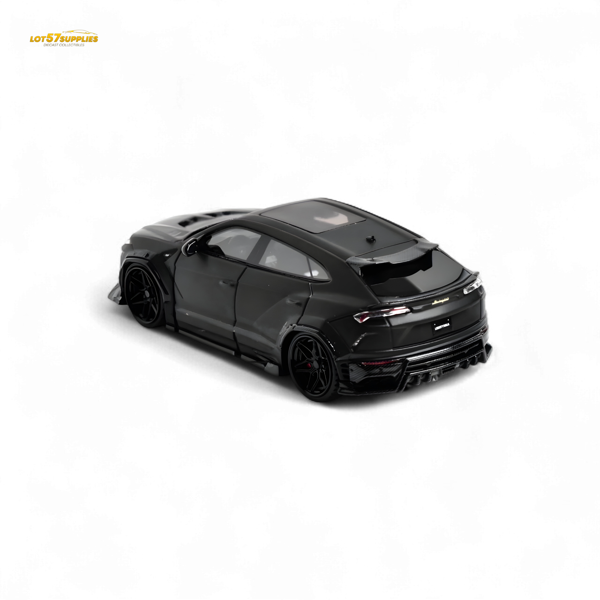 Flame Lamborghini Urus LBWK Matte Black Resin 1:64