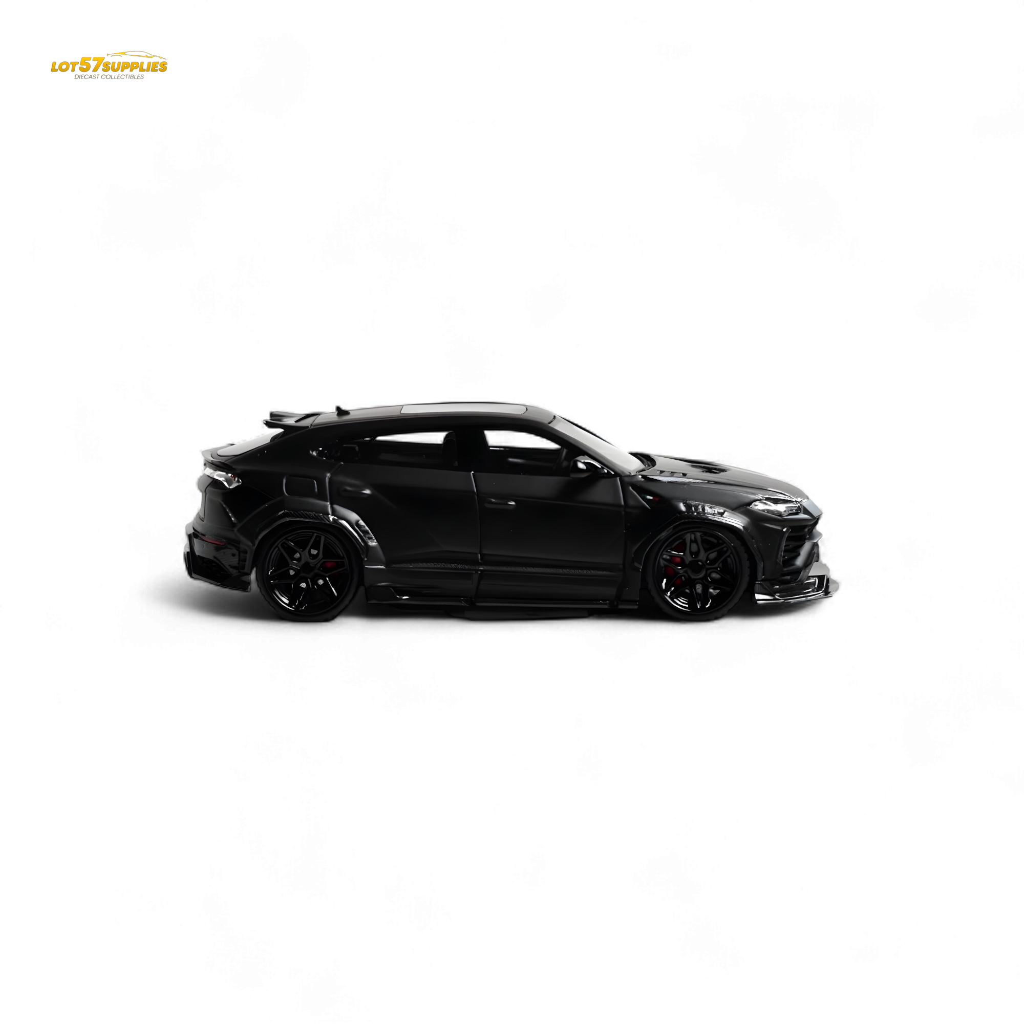 Flame Lamborghini Urus LBWK Matte Black Resin 1:64