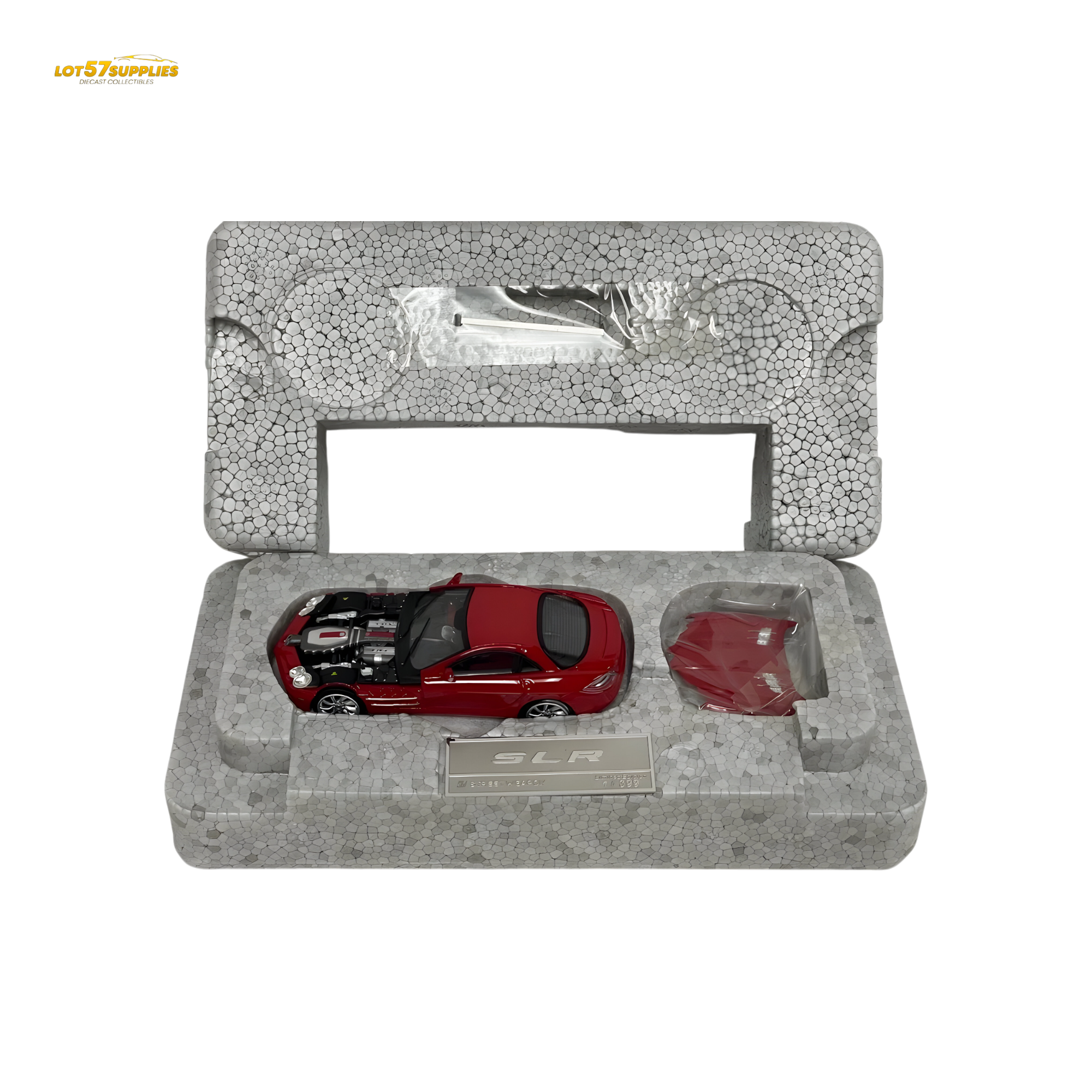 Street Weapon Mercedes Benz McLaren SLR in Red With Detachable Hood 1:64