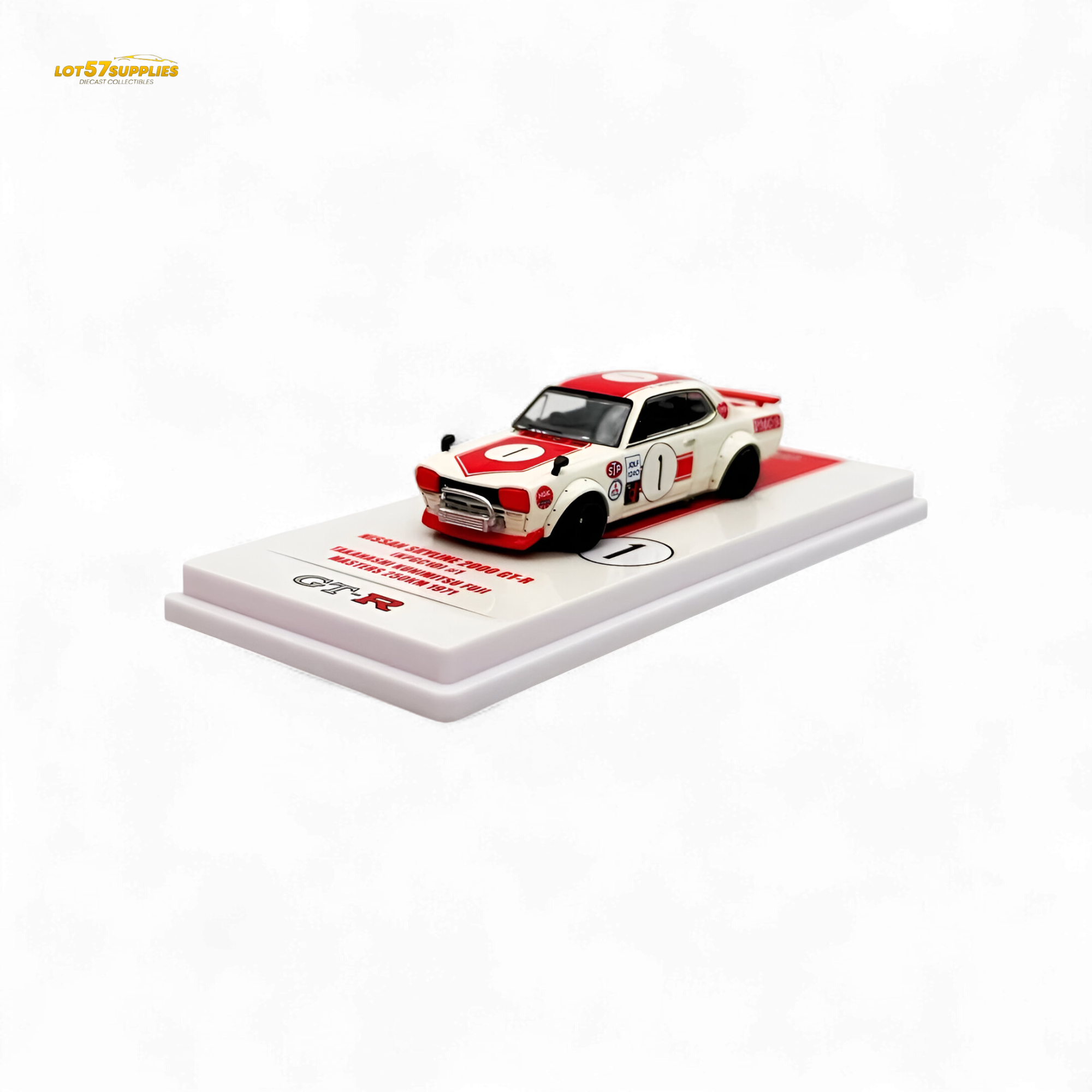 Inno64 Nissan Skyline 2000 GT-R KPGC10 #1 Takahashi Kunimitsu Fuji Masters 1971 1:64