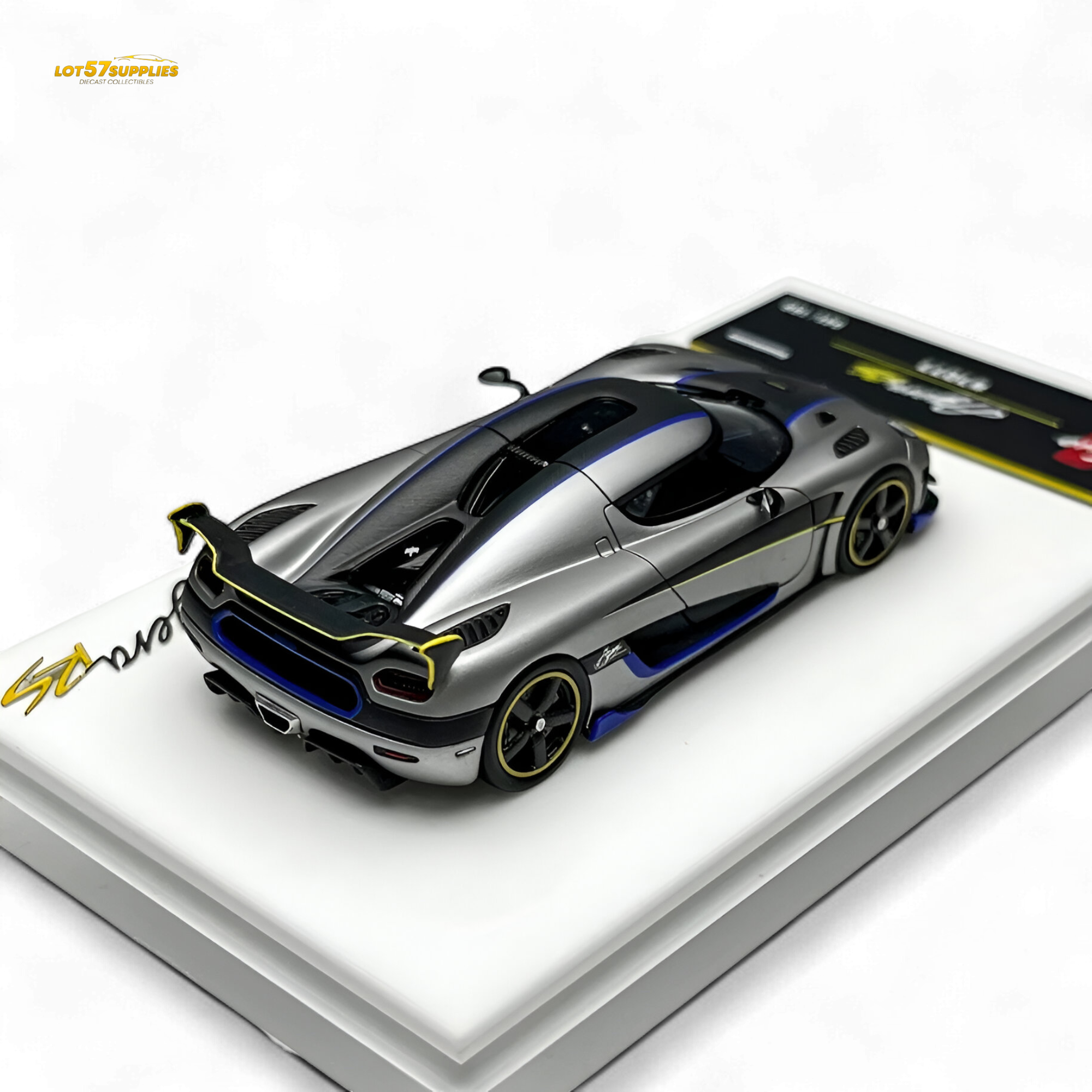 Guo Ji Agera RS - Matte Silver Gray 1:64