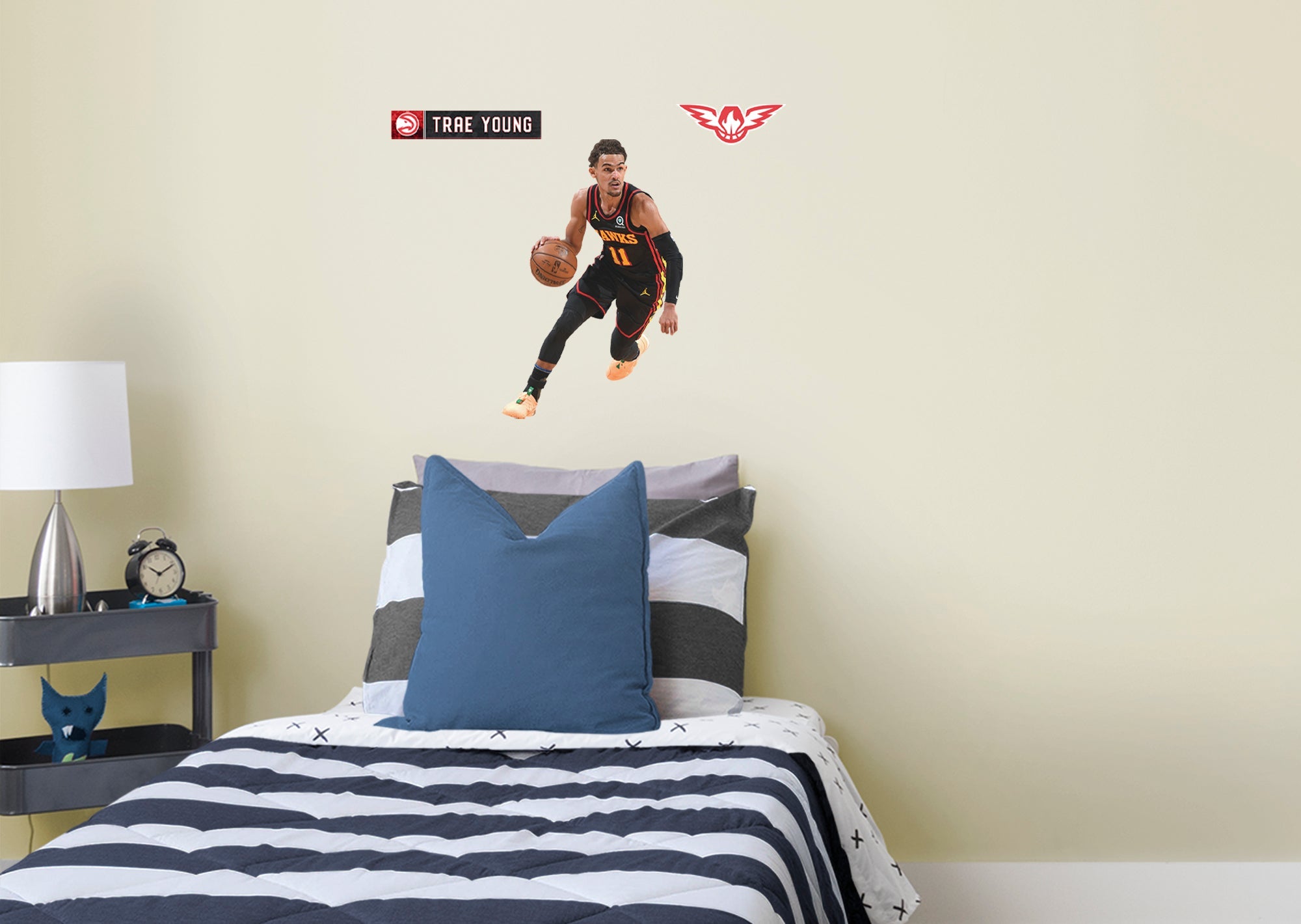 Trae Young - RealBig Statement Collection - Official NBA - Atlanta Hawks - Reusable Vinyl Wall Decals