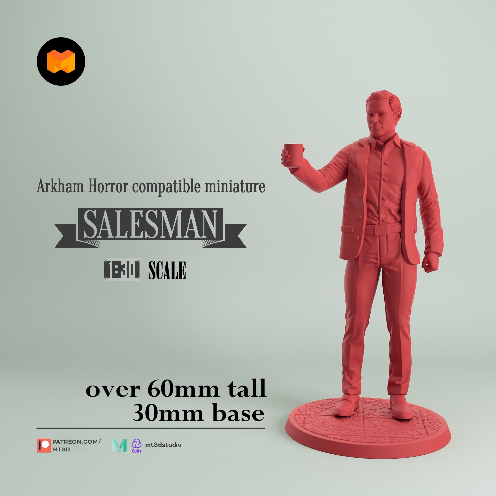 Arkham Compatible Investigator: The Salesman (Bob Jenkins)