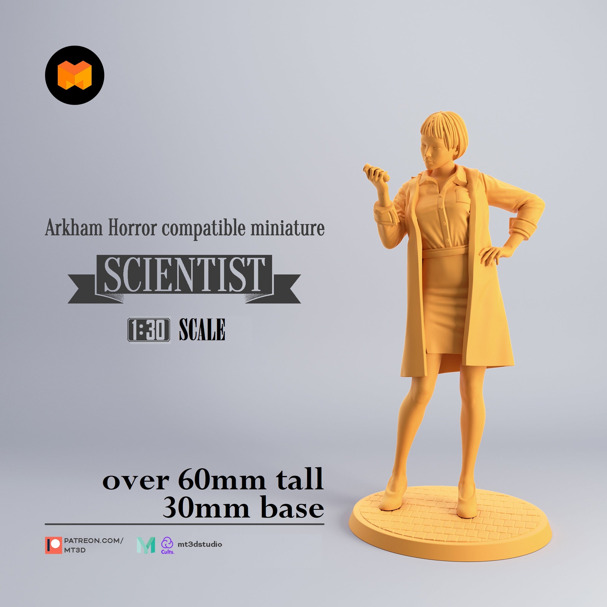 Arkham Compatible Investigator: The Scientist (Kate Winthrop)