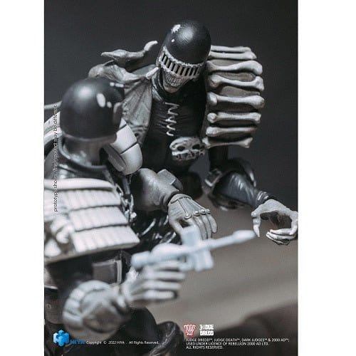 SDCC 2022 Judge Dredd VS Judge Death Black & White 1/18 Scale Figure 2 Pack