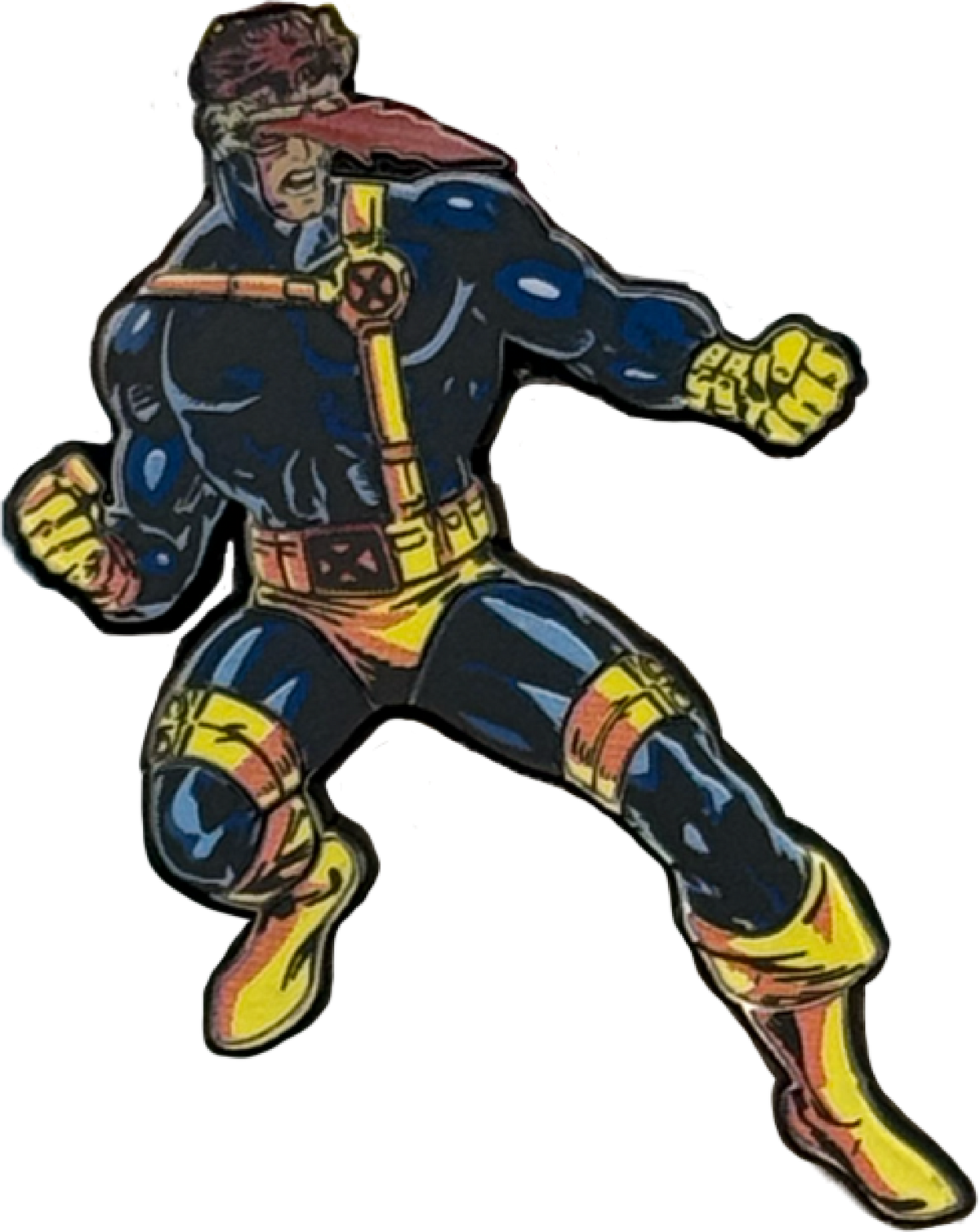 Cyclops standard enamel pin — Jim Lee X-Men #1 SDCC 2025, box 3 of 4