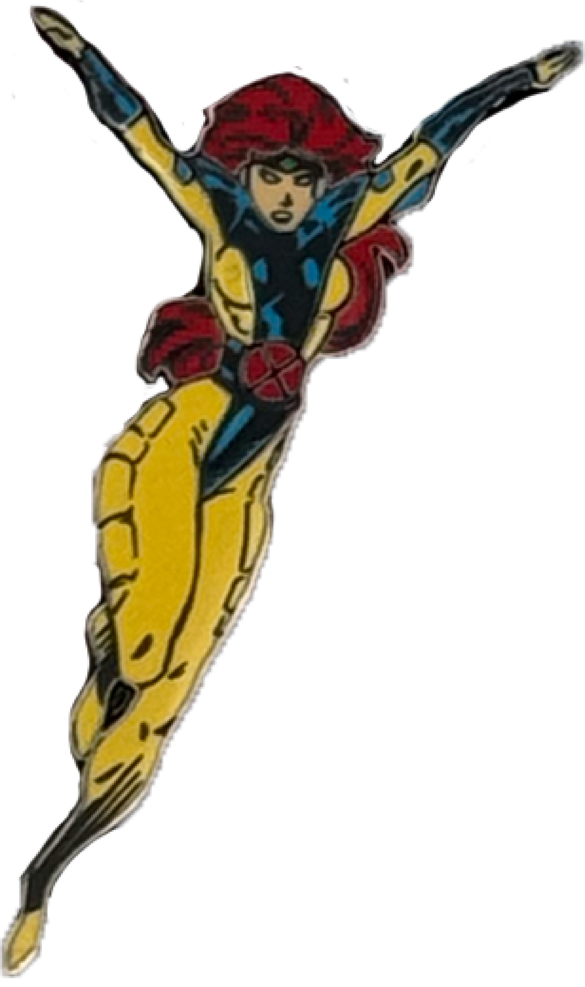 Jean Grey standard enamel pin — Jim Lee X-Men #1 SDCC 2025, box 1 of 4