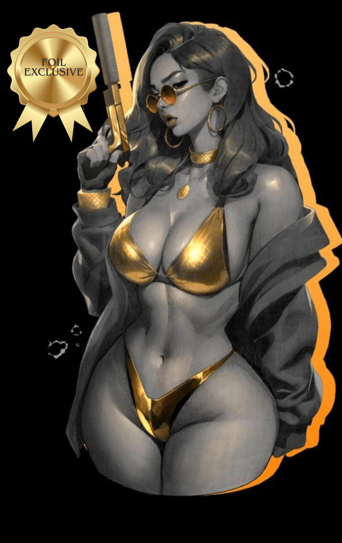 SDCC GUN HONEY DOUBLE DOWN # 2 ICKPOT FOIL EXCLUSIVE