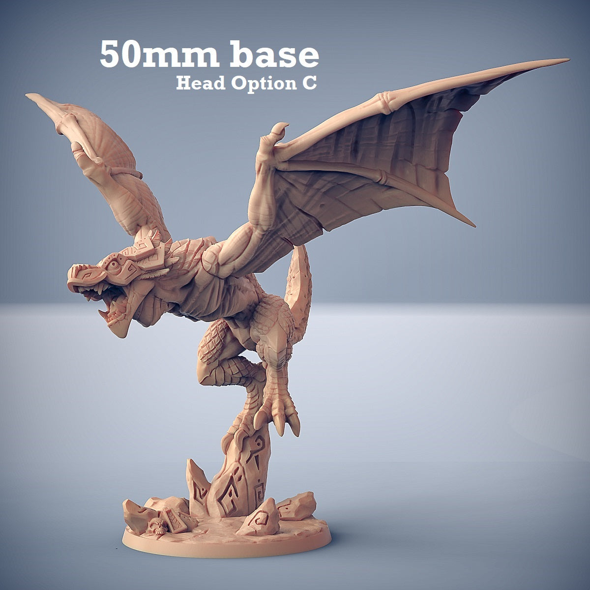 Xol'toa on Sky-Terror (Lizardfolk Warlord on Winged Dinosaur Cavalry Unit)