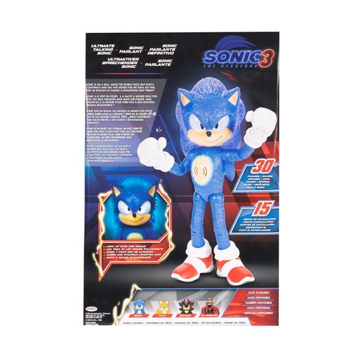 Sonic 3 Movie Feature Sonic 12-Inch Action Figure