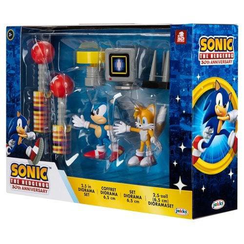 Sonic the Hedgehog 2 1/2-Inch Figure Diorama Set