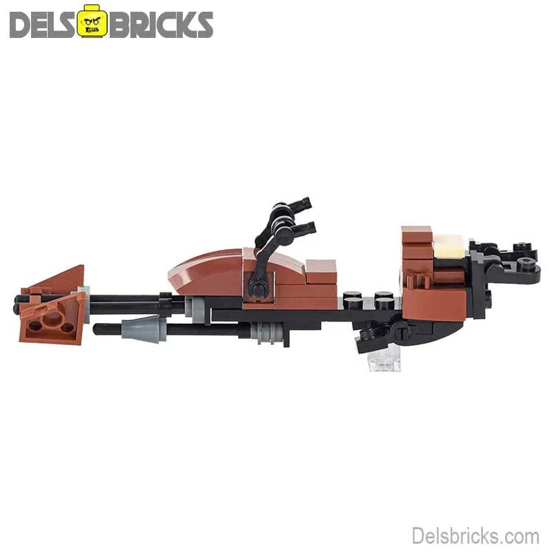 Speeder Bike Star Wars Lego Minifigures Custom Toys 2