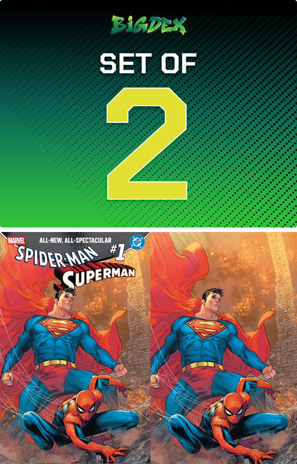 Spider-Man/Superman #1 MARCO CHECCHETTO Trade/Virgin Set