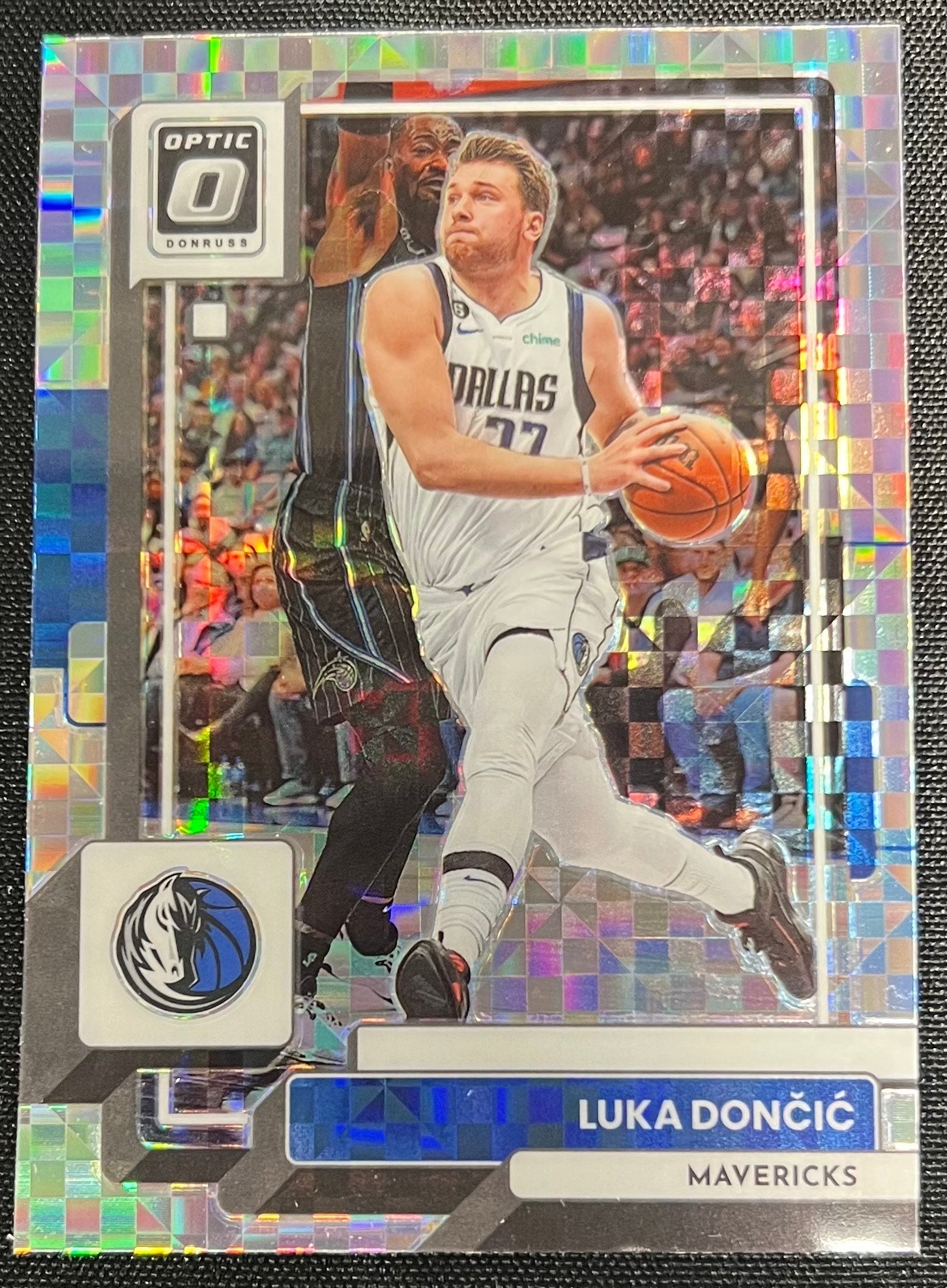 Luka Dončić - 2022 Panini Donruss Optic Blue Green X-Factor - #160
