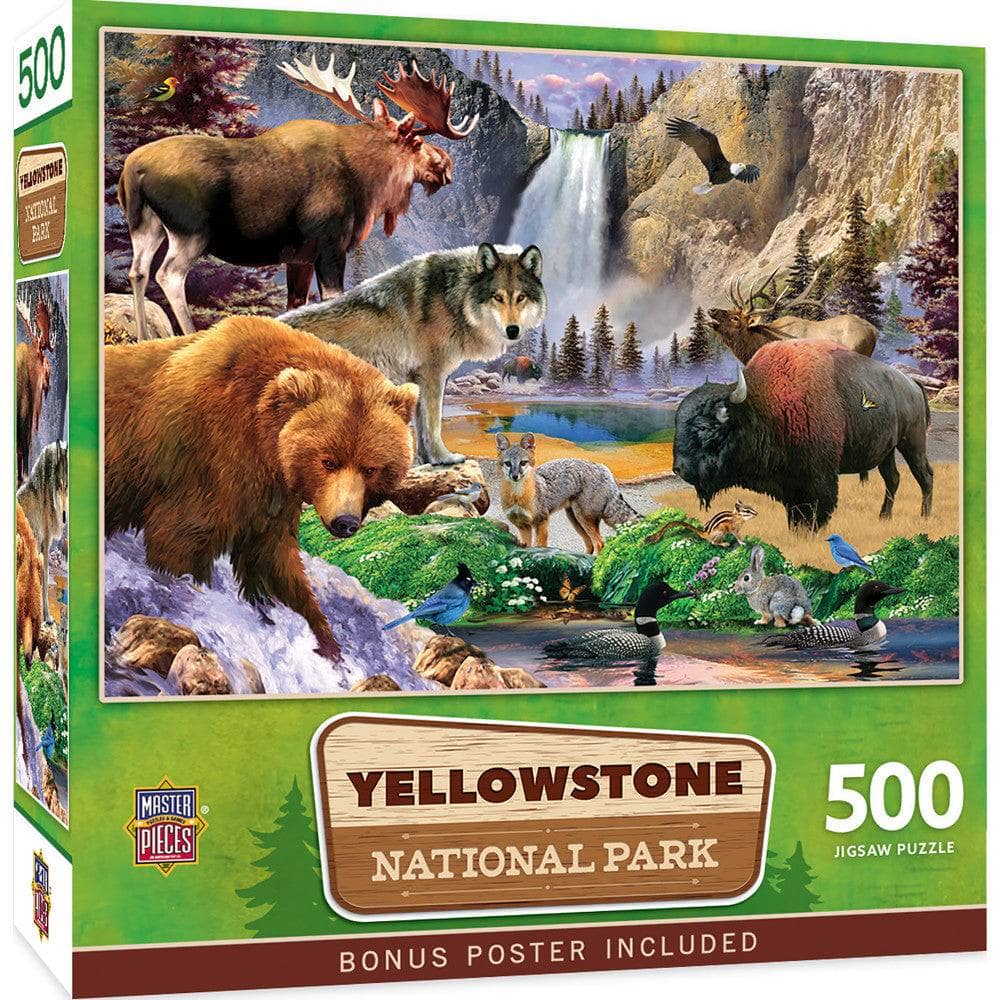 Yellowstone National Park 500 Piece Jigsaw Puzzle
