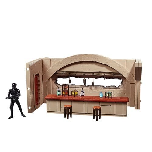 Star Wars The Vintage Collection Nevarro Cantina Playset with Imperial Death Trooper Action Figure