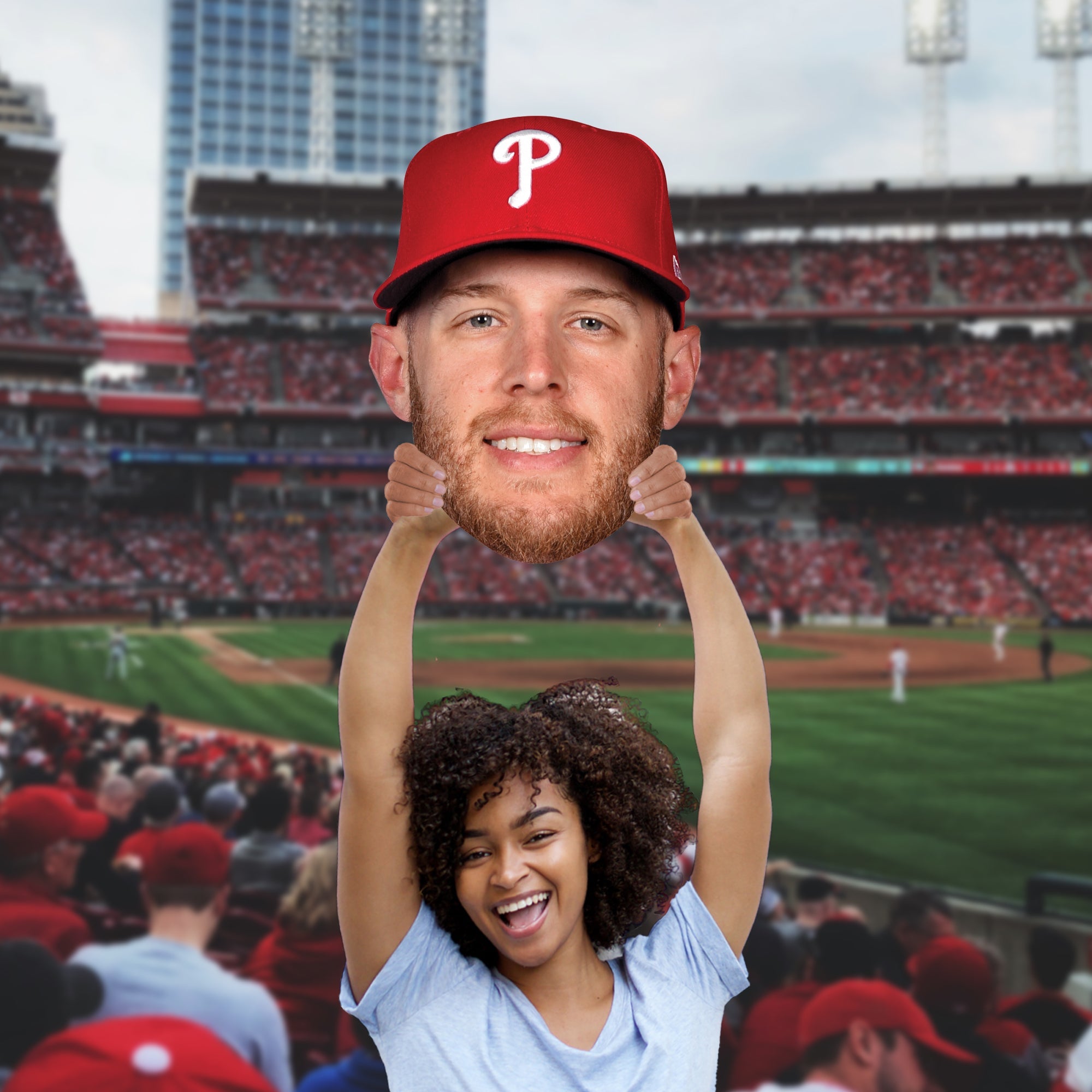 Zack Wheeler - Big Head - Official MLB - Philadelphia Phillies - Foam Core Cutout