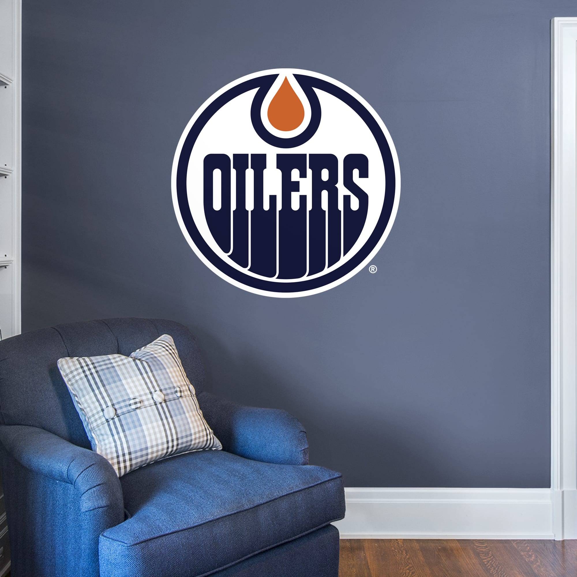 Edmonton Oilers - RealBig Logo Collection - Official NHL - Reusable Vinyl Wall Decals