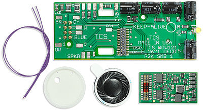 Train Control Systems (TCS) 1920 HO Scale WSK-WAL-1 WOWKit Complete Sound Conversion Kit -- Fits Walthers PROTO 2000(R) USRA 0-8-0, USRA 0-6-0