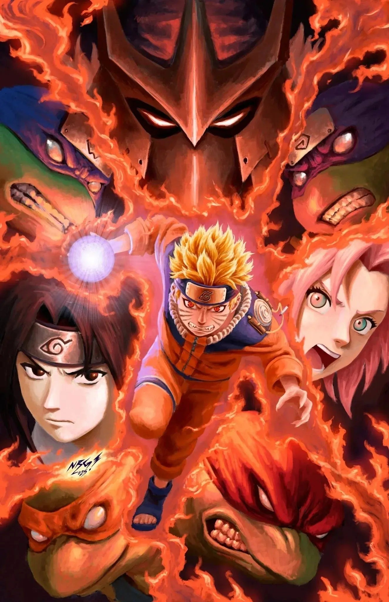 Teenage Mutant Ninja Turtles x Naruto #4 - ECC NRG Variant