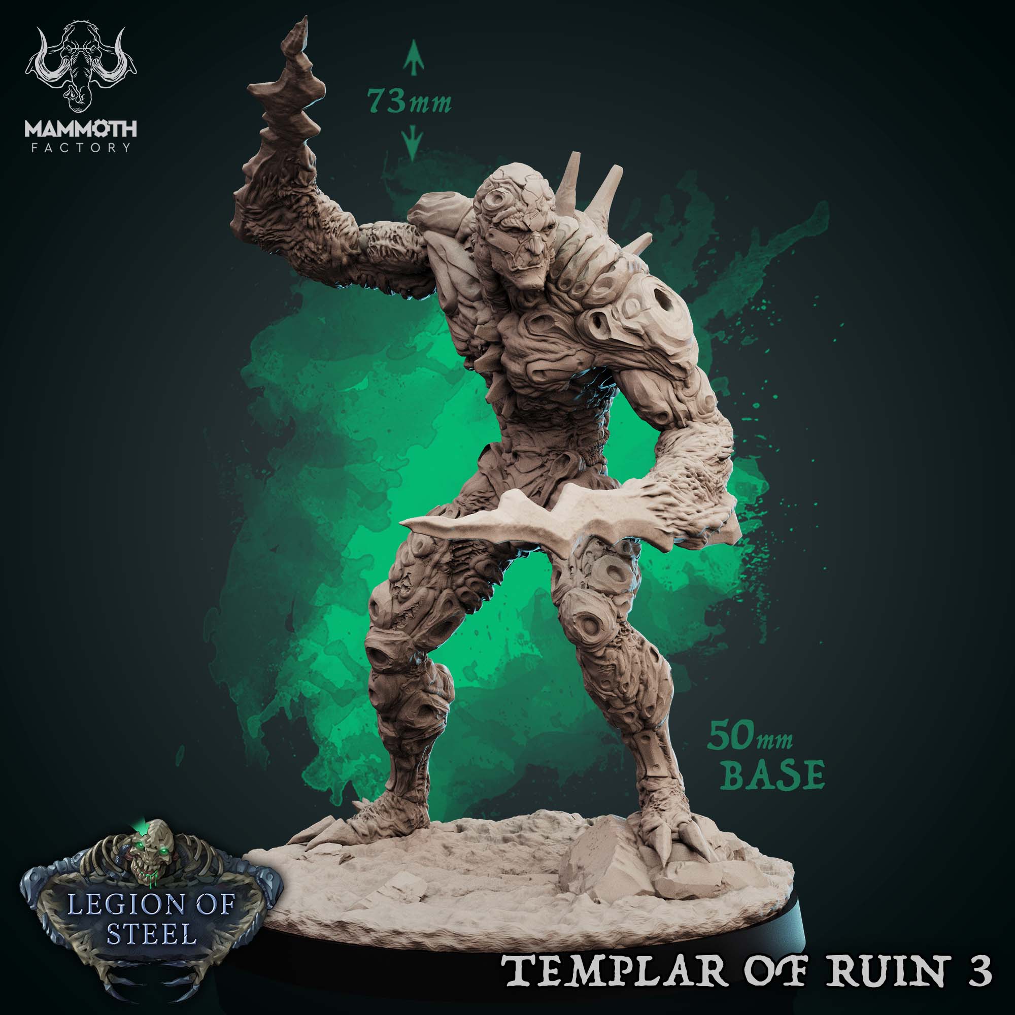 Templar of Ruin: Sculpt 3 (Eldritch Construct Abomination)