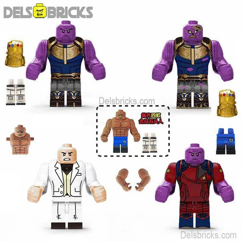 Thanos Kingpin Set of 4 Makes Thing Best Lego Minifigures Custom Toys