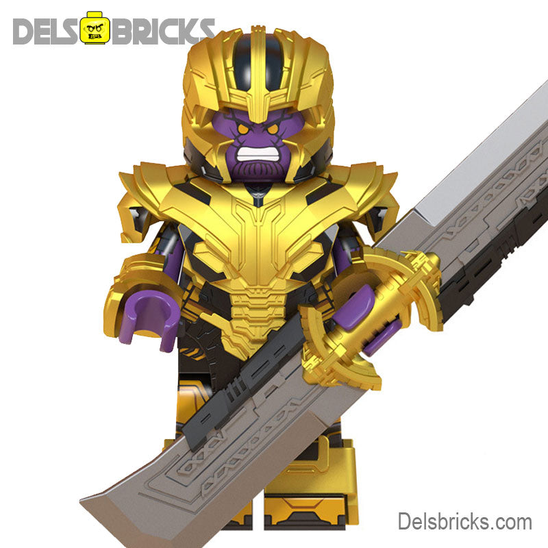 Thanos Avengers Minifigures Lego Minifigures Custom Toys