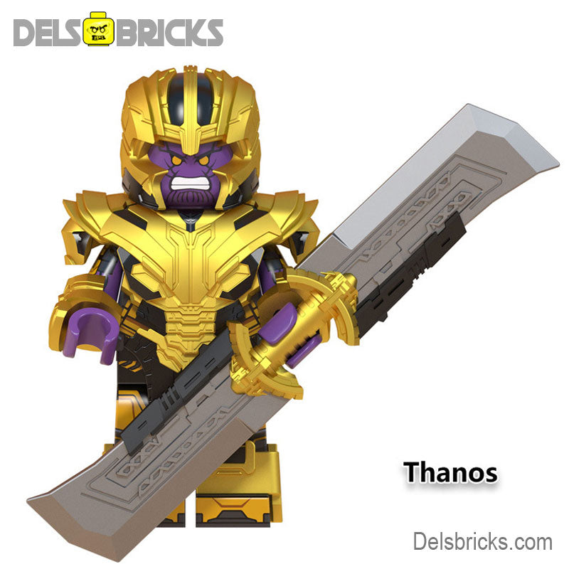 Thanos Avengers Minifigures Lego Minifigures Custom Toys