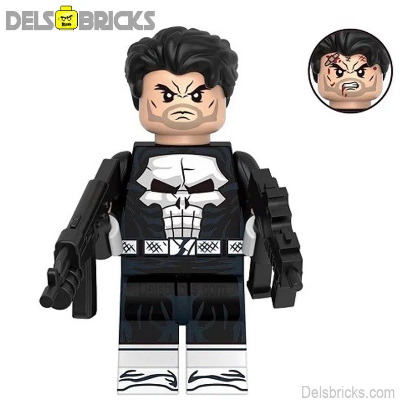 The Punisher Frank Castle Lego Minifigures Custom Toys 4