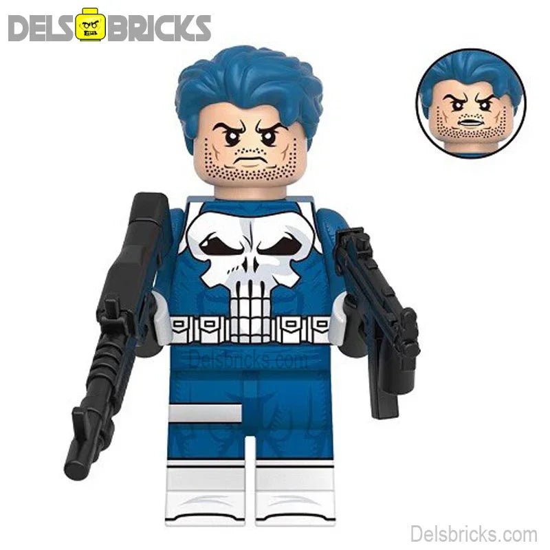 The Punisher Frank Castle Lego Minifigures Custom Toys 5