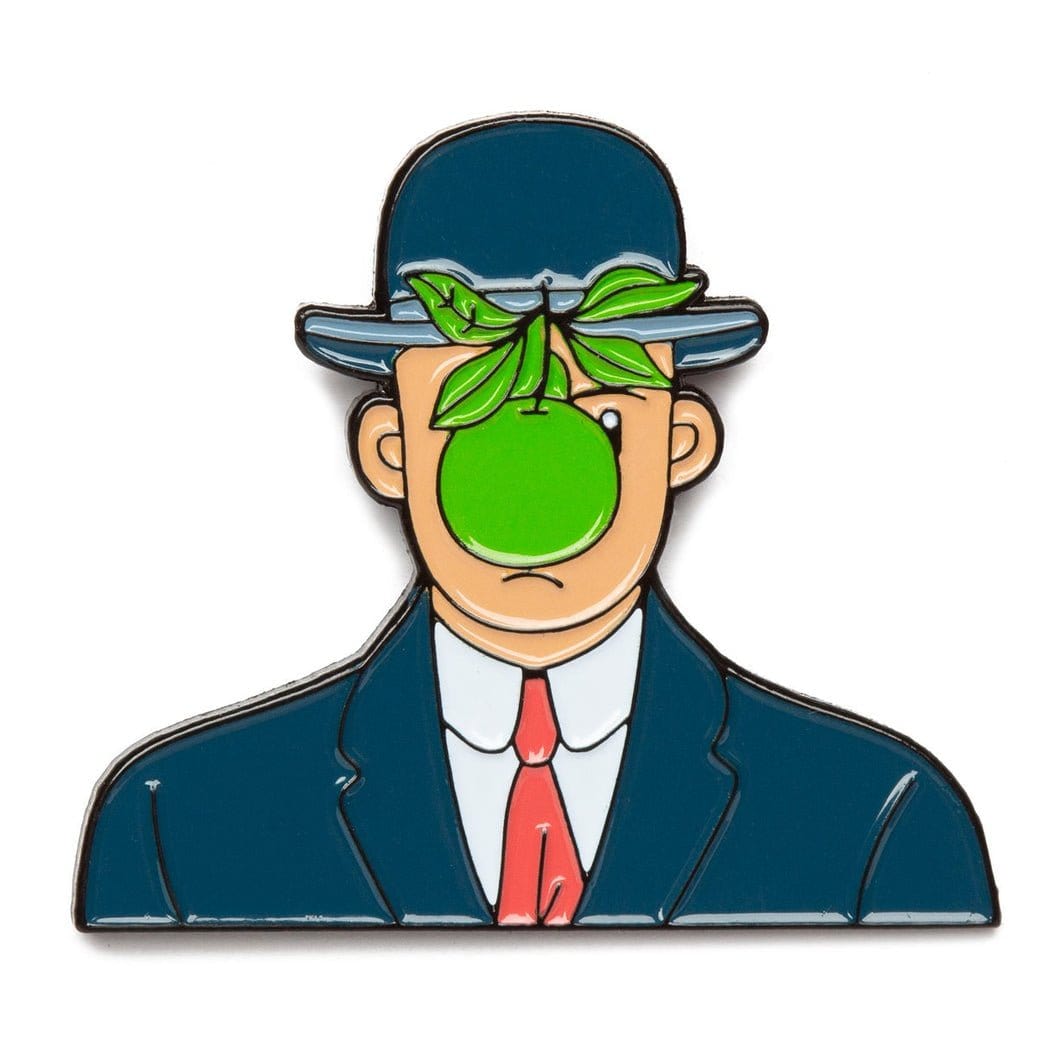 The Son of Man by Magritte Enamel Pin - Today is Art Day