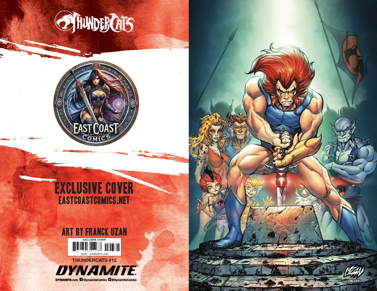 ThunderCats #12 East Coast Comics Franck Uzan Exclusive - Virgin