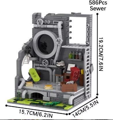 TMNT Sewer playset with figures included