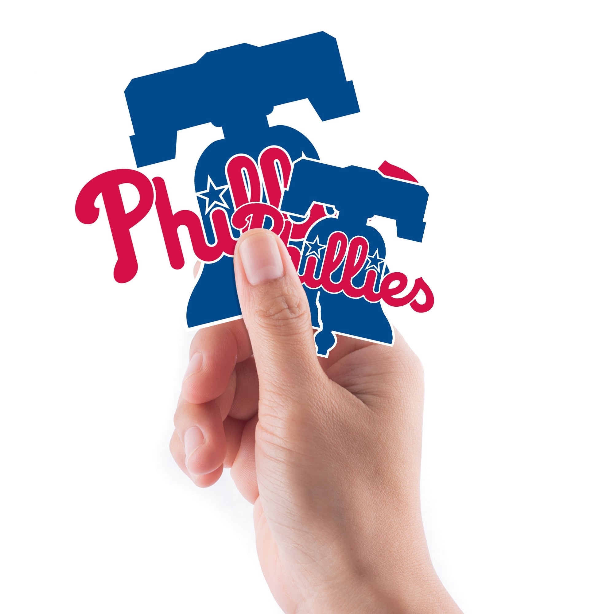 Philadelphia Phillies - 5 Logo Minis (Mixed Sizes) - Official MLB - Reusable Vinyl Decals