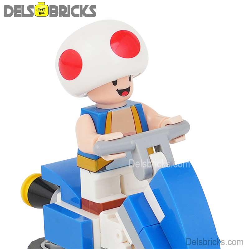 Toad Kart Super Mario Lego Minifigures From Mario Brothers Movie