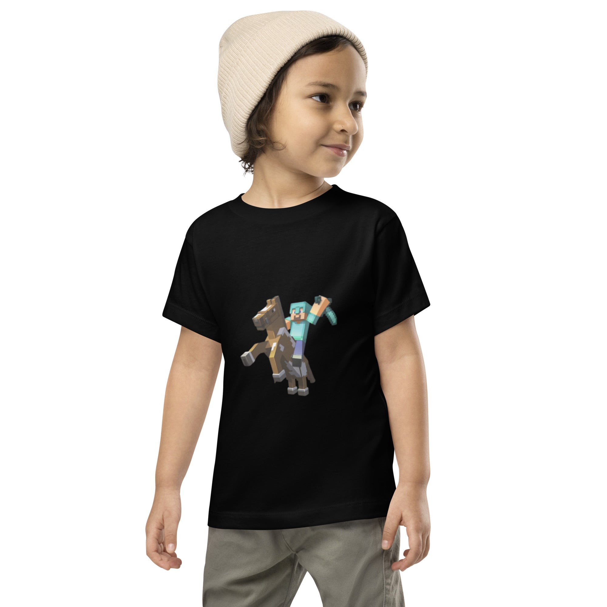 Minecraft Herobrine Design Toddler Short Sleeve Tee
