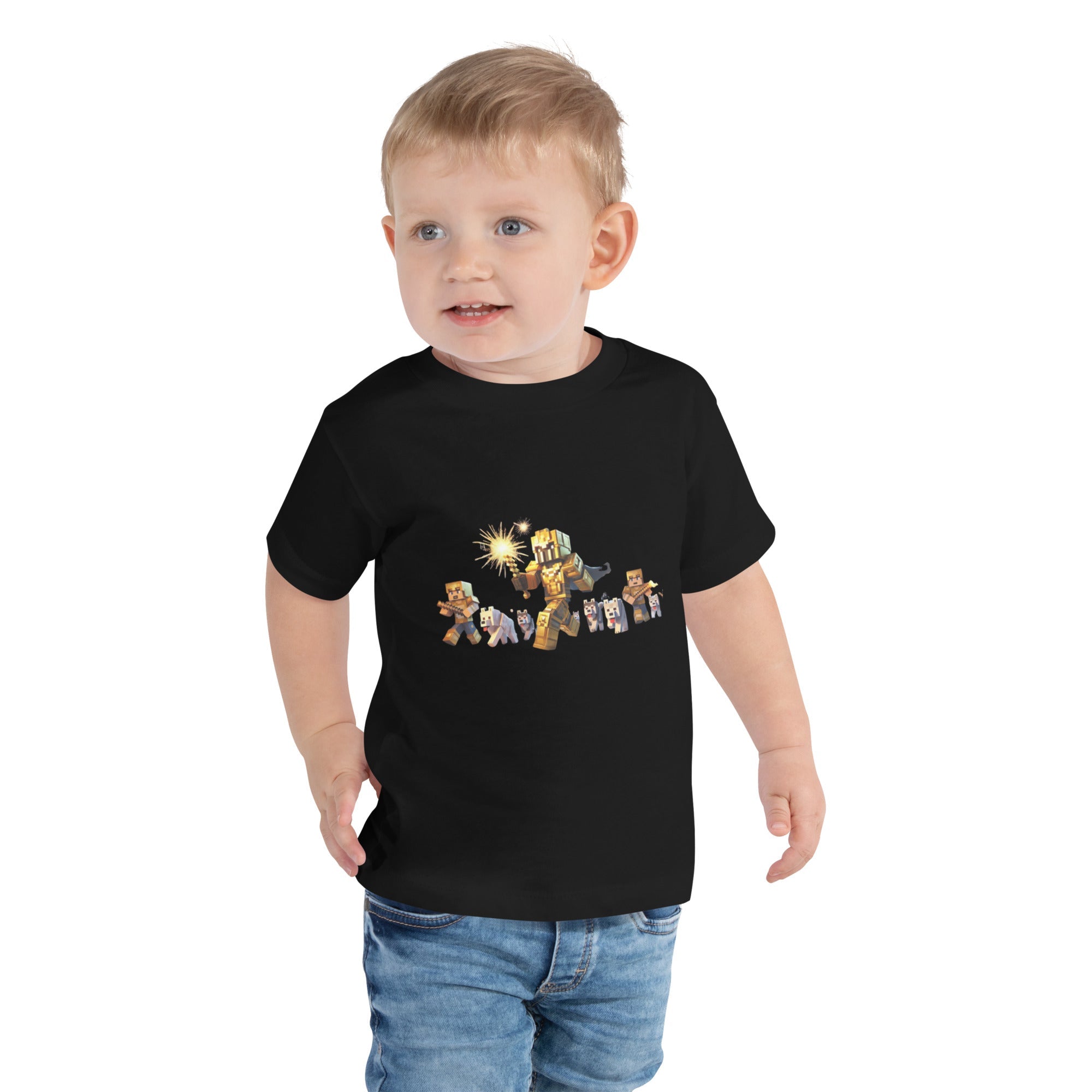 Minecraft Heroes Design Toddler Short Sleeve Tee