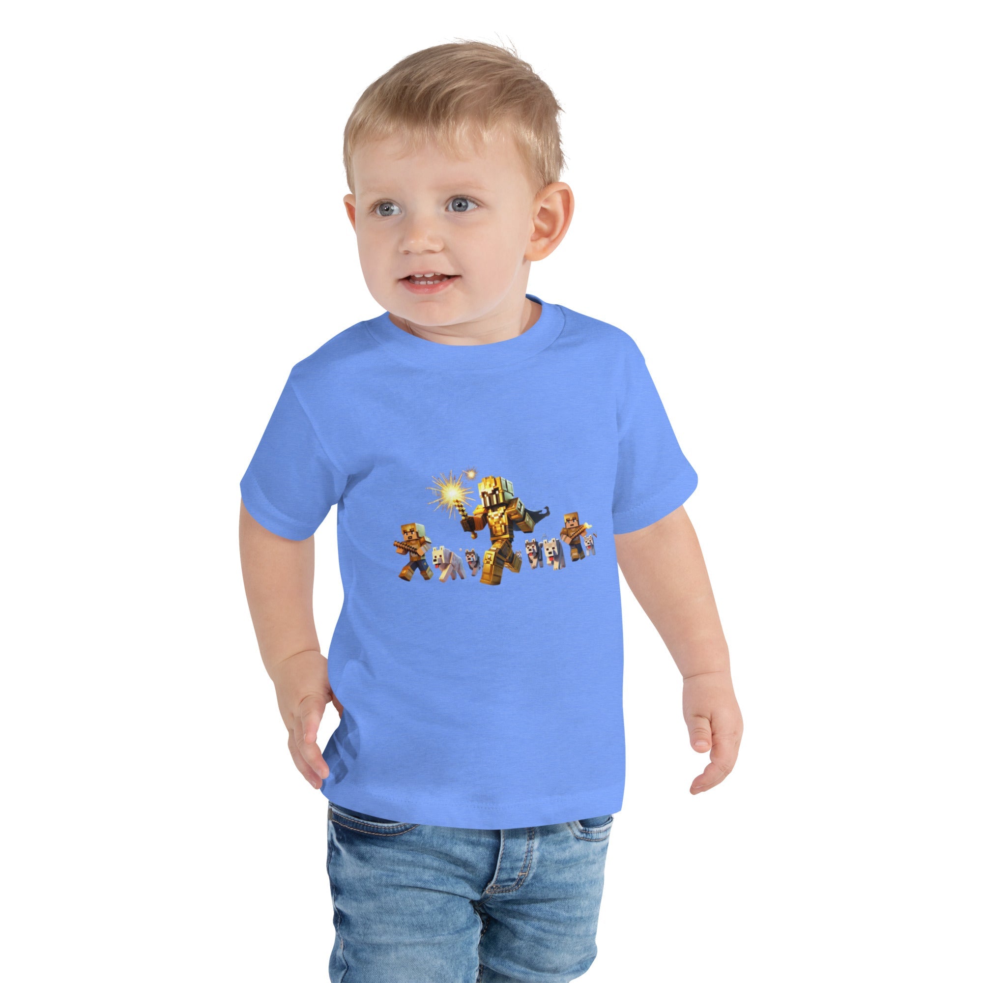 Minecraft Heroes Design Toddler Short Sleeve Tee