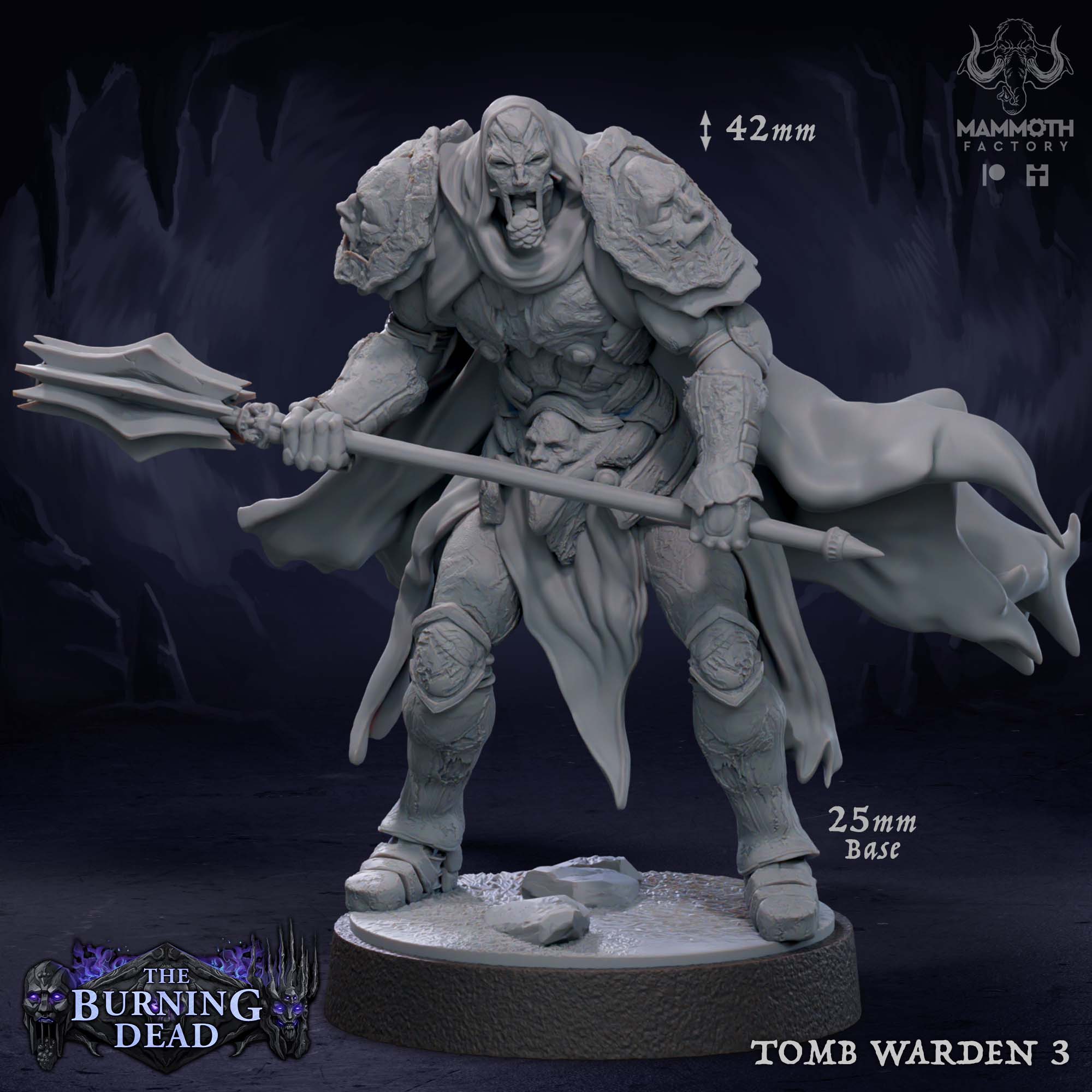 Tomb Warden: Sculpt 3 (Living Statue / Golem)