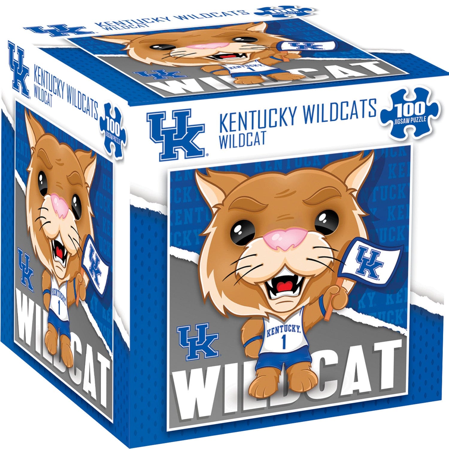 Kentucky Wildcats - NCAA Mascot 100 Piece Jigsaw Puzzle
