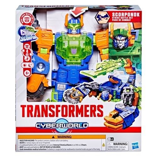 Transformers Cyberworld Scorponok Strike Battle Figure
