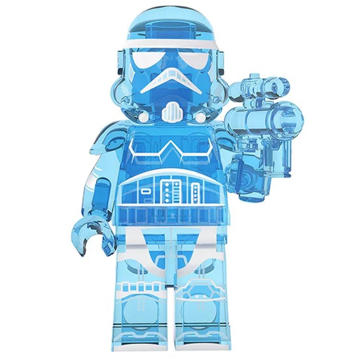 Transparent Imperial Stormtrooper Star Wars Lego Minifigures Custom Toys