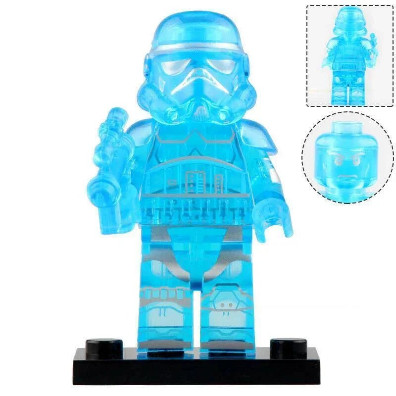 Transparent Imperial Stormtrooper Star Wars Lego Minifigures Custom Toys