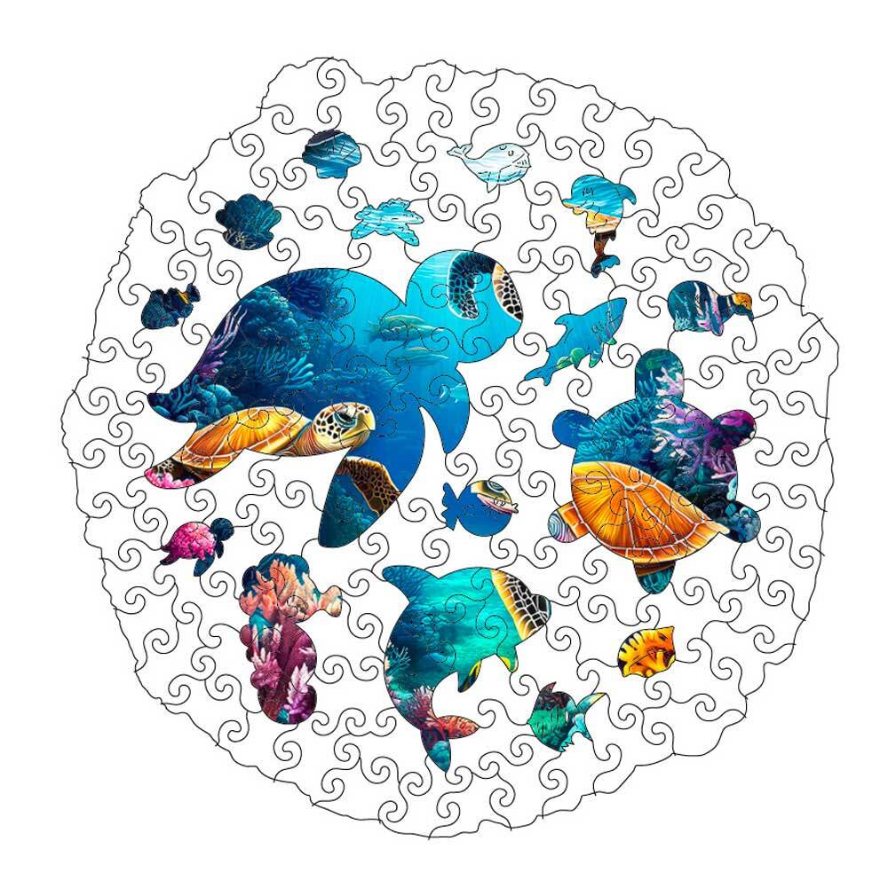 Vibrant Underwater Sealife - Jigsaw Puzzle